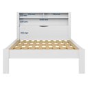 Ver imagem 2 de Cama Casal Invicta Branco Brilho - Santos Andirá