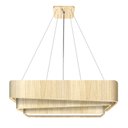 Ver imagem 1 de Pendente Trinity Retangular 85cm - 1 Luz Adrilustres Marfim