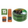 Kit Mangueira Flex para Jardim 15m Suporte Fixo para Mangueira e Luva Tramontina - 2
