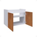 Ver imagem 2 de Gabinete para Banheiro Perseu 2 Portas Armário Inferior Ripado