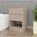 Ver imagem 2 de Mesa Cabeceira 2 Gavetas Aurora