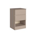 Ver imagem 3 de Mesa Cabeceira 2 Gavetas Aurora Marrom