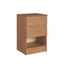 Mesa Cabeceira 2 Gavetas Aurora 65,5cm X 42,5cm X 38,8cm - 4