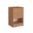Ver imagem 4 de Mesa Cabeceira 2 Gavetas Aurora 65,5cm X 42,5cm X 38,8cm
