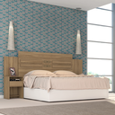 Ver imagem 3 de Cabeceira Cama Box Casal Triunfo Madeirado Demóbile:Amêndola Touch