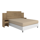 Ver imagem 4 de Cabeceira Cama Box Casal Triunfo Madeirado Demóbile:Amêndola Touch