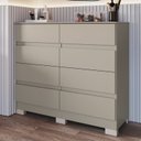 Ver imagem 2 de Cômoda para Quarto 8 Gavetas Lara