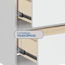Ver imagem 4 de Cômoda para Quarto 8 Gavetas Lara Branco