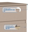 Ver imagem 3 de Cômoda 4 Gavetas Maia 97cm x 71,5cm x 45,3cm Bege/Duna