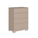 Ver mais imagens de Cômoda 4 Gavetas Maia 97cm x 71,5cm x 45,3cm Bege/Duna