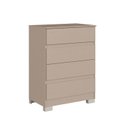 Ver mais imagens de Cômoda 4 Gavetas Maia 97cm x 71,5cm x 45,3cm Bege/Duna