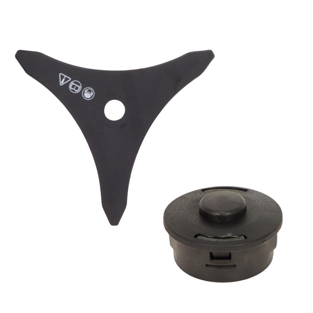 Roçadeira Lateral Á Gasolina Tekna Rl520-p Plus 2t 52cc 2hp Faca 3 Pontas e Cabeçote Nylon - 7