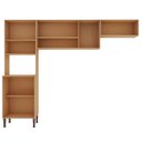 Ver imagem 3 de Cozinha Modulada 3 Peças 100% MDF Bege/Freijo/White