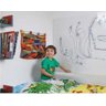 Adesivo De Parede lousa Quadro Branco - 2 x 1 m Fama Adesivos Ades. Quadro Branco 2 x 1m - 3