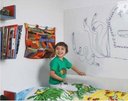 Ver imagem 3 de Adesivo De Parede lousa Quadro Branco - 2 x 1 m Fama Adesivos Ades. Quadro Branco 2 x 1m