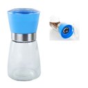 Ver imagem 1 de Moedor de Pimenta e Sal Manual Portátil 160ml Vidro Plástico FRG0375 Azul Frigopro