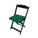 Ver imagem 3 de Mesa Dobrável com 4 Cadeiras Estofadas 120x70 Verde