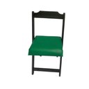 Ver imagem 4 de Mesa Dobrável com 4 Cadeiras Estofadas 120x70 Verde
