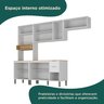 Cozinha Modulada Glória 5 Peças com Aéreo 1200 3 Portas, Tampo e Torre 2 Fornos - 3