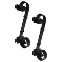 Ver imagem 1 de Par de Puxadores em Ferro Rústico Com Reforço Extra Para Porta Libertas Rosas Artesanato Puxador de