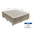 Ver imagem 5 de Cama Box com Colchão Queen Molas Max Force Pérola Bege 158x198 Fortezza Colchões