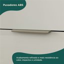 Ver imagem 5 de Cozinha Modulada Glória 5 Peças com Aéreo 1200 3 Portas, Tampo e Torre 2 Fornos Bege/Castanho/Off White