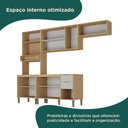 Ver imagem 6 de Cozinha Modulada Glória 5 Peças com Aéreo 1200 3 Portas, Tampo e Torre 2 Fornos