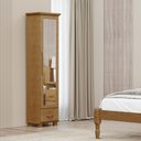 Ver imagem 6 de Sapateira 1 Gaveta 1 Porta com Espelho 100% Madeira Maciça Linha Ouro