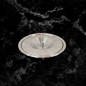 Lixeira de Embutir Pia 05l em Aço Inox: Preto