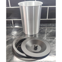 Ver imagem 3 de Lixeira de Embutir Pia 05l em Aço Inox: Preto