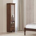 Ver imagem 5 de Sapateira 1 Gaveta 1 Porta com Espelho 100% Madeira Maciça Linha Ouro