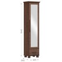 Ver imagem 3 de Sapateira 1 Gaveta 1 Porta com Espelho 100% Madeira Maciça Linha Ouro