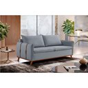 Ver imagem 1 de Sofá Fixo Living Argos 2,00m 03 Lugares Txr Prata