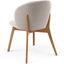 Ver imagem 7 de Kit 02 Cadeiras de Jantar e Estar Living Estofada Mia L02 Bouclê Bege - Lyam Decor