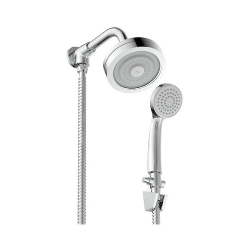 Chuveiro Redondo 12cm com Sistema Autolimpante com Desviador Master Chuveiros Cromado