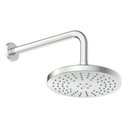 Ver imagem 1 de Chuveiro com Braço de Parede Redondo 20cm com 2 Funções Flow Cromado Celite