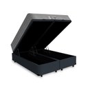 Ver imagem 2 de Cama Baú Queen Preto + Colchão de Molas Ensacadas Probel Evolution Prodormi - 158x198