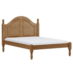 Cama Casal 140cm 100% Madeira Maciça Linha Ouro - 2