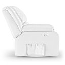 Ver imagem 7 de Poltrona do Papai Reclinável Pietra Power Touch Massagem Fh9 Pu Branco - Mpozenato