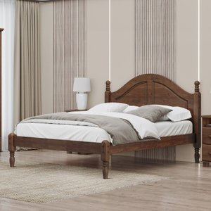 Cama Casal 140cm 100% Madeira Maciça Linha Ouro