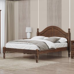 Cama Casal 140cm 100% Madeira Maciça Linha Ouro - 7