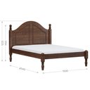Ver imagem 4 de Cama Casal 140cm 100% Madeira Maciça Linha Ouro