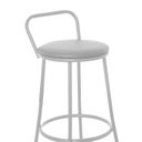 Ver imagem 2 de Banqueta de Assento Fixo File 47cm Cinza