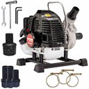 Ver imagem 1 de Motobomba Centrífuga Kawashima KWP15H6 À Gasolina 62cc 2 Tempos Potente Para Água Limpa