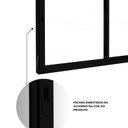 Ver imagem 5 de Janela de Alumínio de Correr Lateral 2 Folhas Móveis 120x150cm Lucasa Eccellente Preto