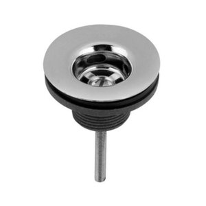 Válvula de Escoamento para Lavatório 7/8" Universal com Tampa Plástica Complementos
