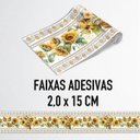 Ver imagem 5 de Faixa Decorativa Adesiva (autocolante) - Girassóis 2