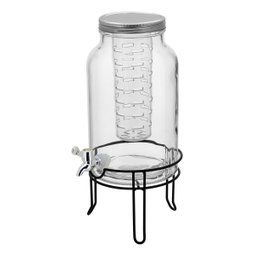 Refresqueira Suqueira com Suporte Home&co Vidro 5,5l 44x19x19cm - 1