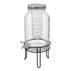 Refresqueira Suqueira com Suporte Home&co Vidro 5,5l 44x19x19cm