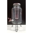Ver imagem 4 de Refresqueira Suqueira com Suporte Home&co Vidro 5,5l 44x19x19cm